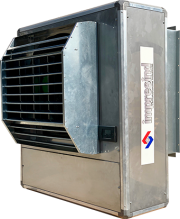 Evaporative air cooling, purification and ventilation of professional kitchens and food industries  - ColdAir K-series