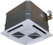 Cassette fan coil unit with higher frame for mounting to false ceiling - PS-CLH